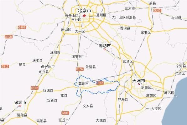 位置境域霸州市位于冀中平原北部,京,津,保城市三角地带的中心,东邻