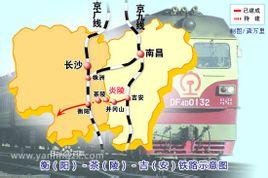衡茶吉铁路为兰厦铁路,衡温铁路,昆福铁路重要组成部分,贯通江西省