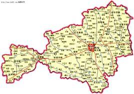 西华县城居于贾鲁河畔,距河南省会郑州市中心164公里,距周口市中心30