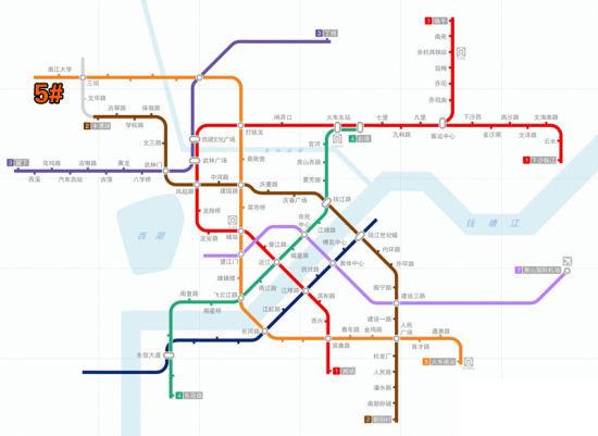 杭州五号地铁规划相关图片展示_杭州五号地铁规划图片下载