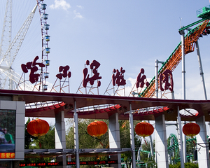 哈尔滨游乐园拥有大,中,小型现代游乐