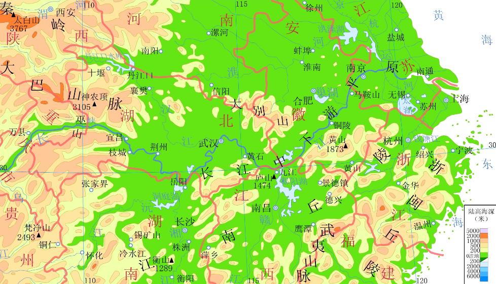 平原气候温和,无霜期240~280天,江南可种植双季稻,粮,棉,水产在全国占