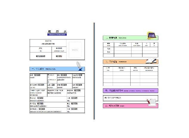 履历