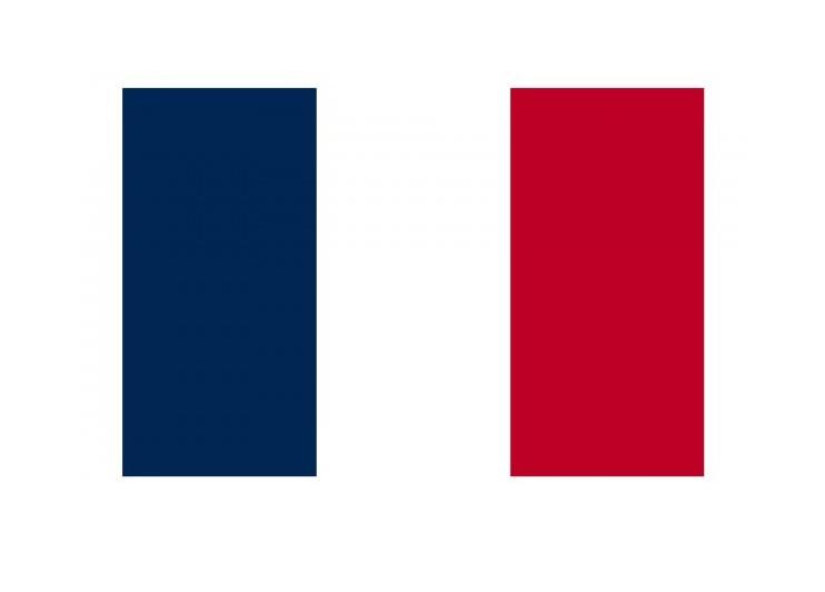 法国国旗是一面从左至右蓝