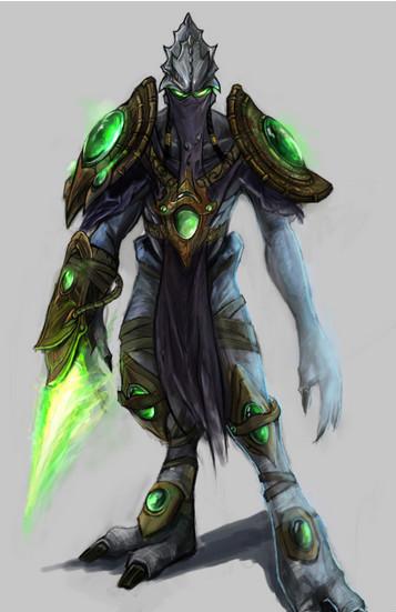entertainment)开发的即时战略游戏《星际争霸》(starcraft)中的神族