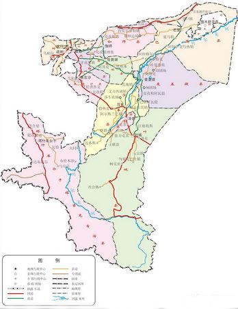 乌恰县和阿克陶县相连,东南与和田地区的皮山县相连
