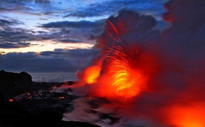基拉韦厄火山是世界上活动力旺盛的活火山