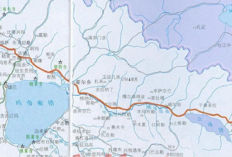 霍尔乡位于日喀则地区和阿里地区以5216米的马悠木拉山口为分界,山口