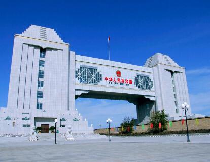 呼伦贝尔满洲里国门景区