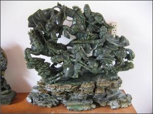 它在中国滑石雕刻工艺品中占居重要地位,是北派滑石雕刻工艺的发祥地