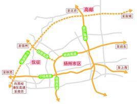 在江苏省高速公路规划中,将要建设南京—盐城的高速公路,也就是宁盐