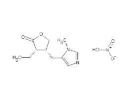 英文名pilocarpini nitras 别 称硝酸毛果芸香碱盐 化学式c11h17n3o5