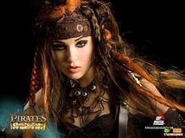 <em>加勒比女海盗</em>为了消灭海上其它的海贼船