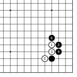 白不走托退定式而3,5挡是常用的手段.