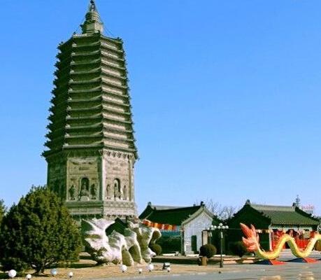 广济寺原名普济寺,俗称大佛寺,位于锦州古塔区.