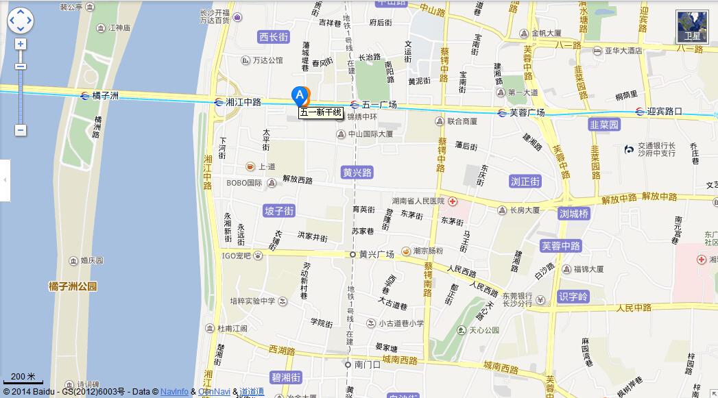 湖南省长沙市天心区五一新干线b座2329