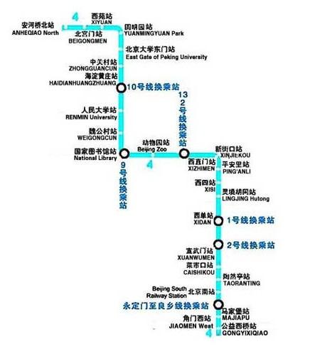 北京地铁4号线(以下简称"4号线"),是北京的一条地铁线路.