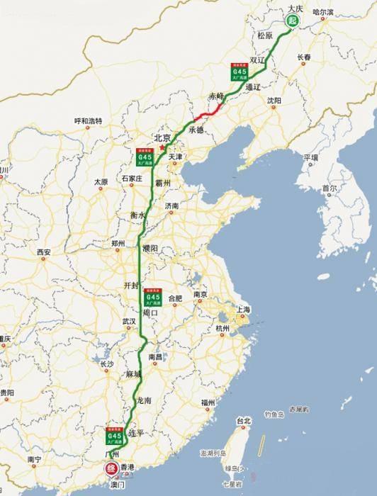 广连高速规划高清图