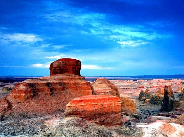 罗布泊(lop+nor),中国新疆维吾尔自治区东南部