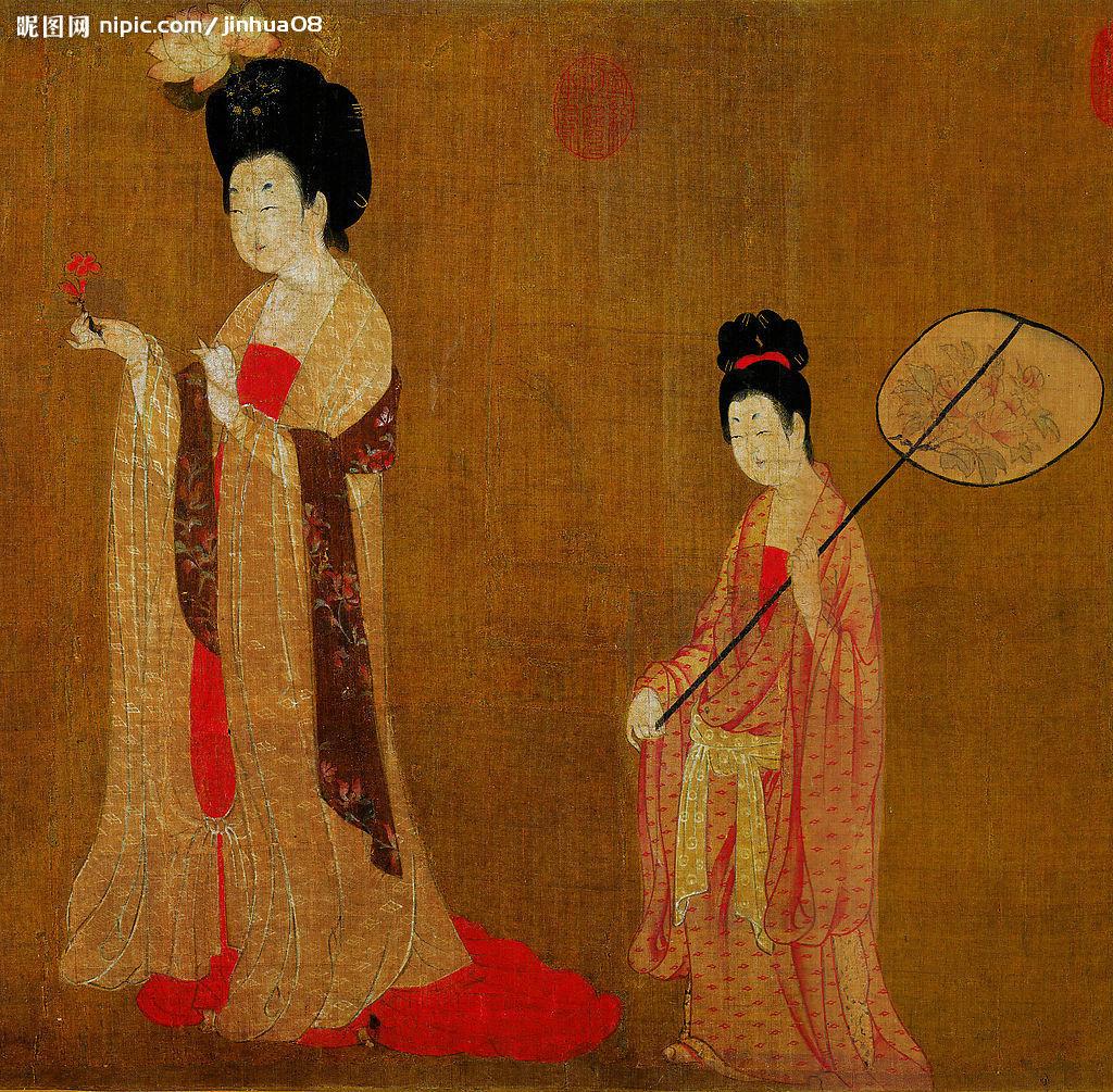 簪花仕女图