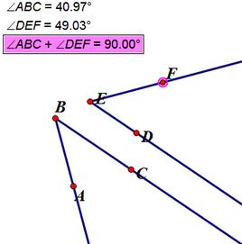 那么称这两个角"互为余角"(complementaryangle),简称"互余",也可以说