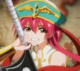 练红霸,动漫作品《魔笛magi》中人物.