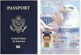 由美利坚合众国出于国际旅行目的发放给美国公民和美国国民使用的证件