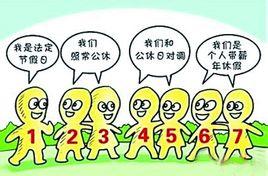 公休假的国家规定有哪些