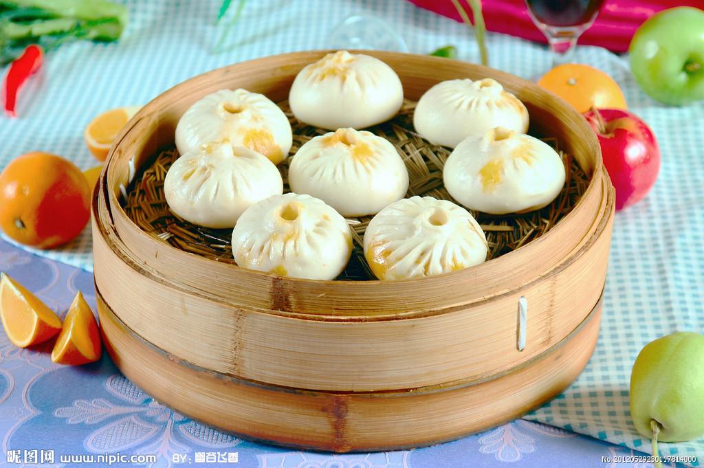 蟹肉小笼包