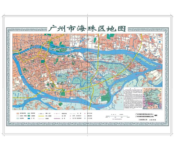 2005年12月31日起,海珠区辖18个行政街道:赤岗,新港,滨江,素社,海幢