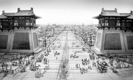 大唐盛世时候的神都画面