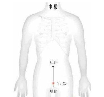 ①针灸穴位.②指北极星 【标准定位】仰卧位.