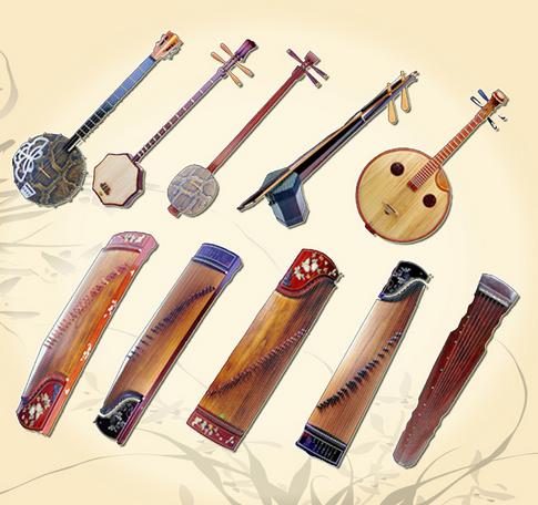 其音乐型态包括各种中国民族乐器的独奏曲协奏曲