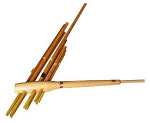 芦笙,为西南地区苗,瑶,侗等民族的簧管乐器.