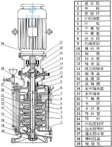 立式多级不锈钢低温盐水泵dl2-180d