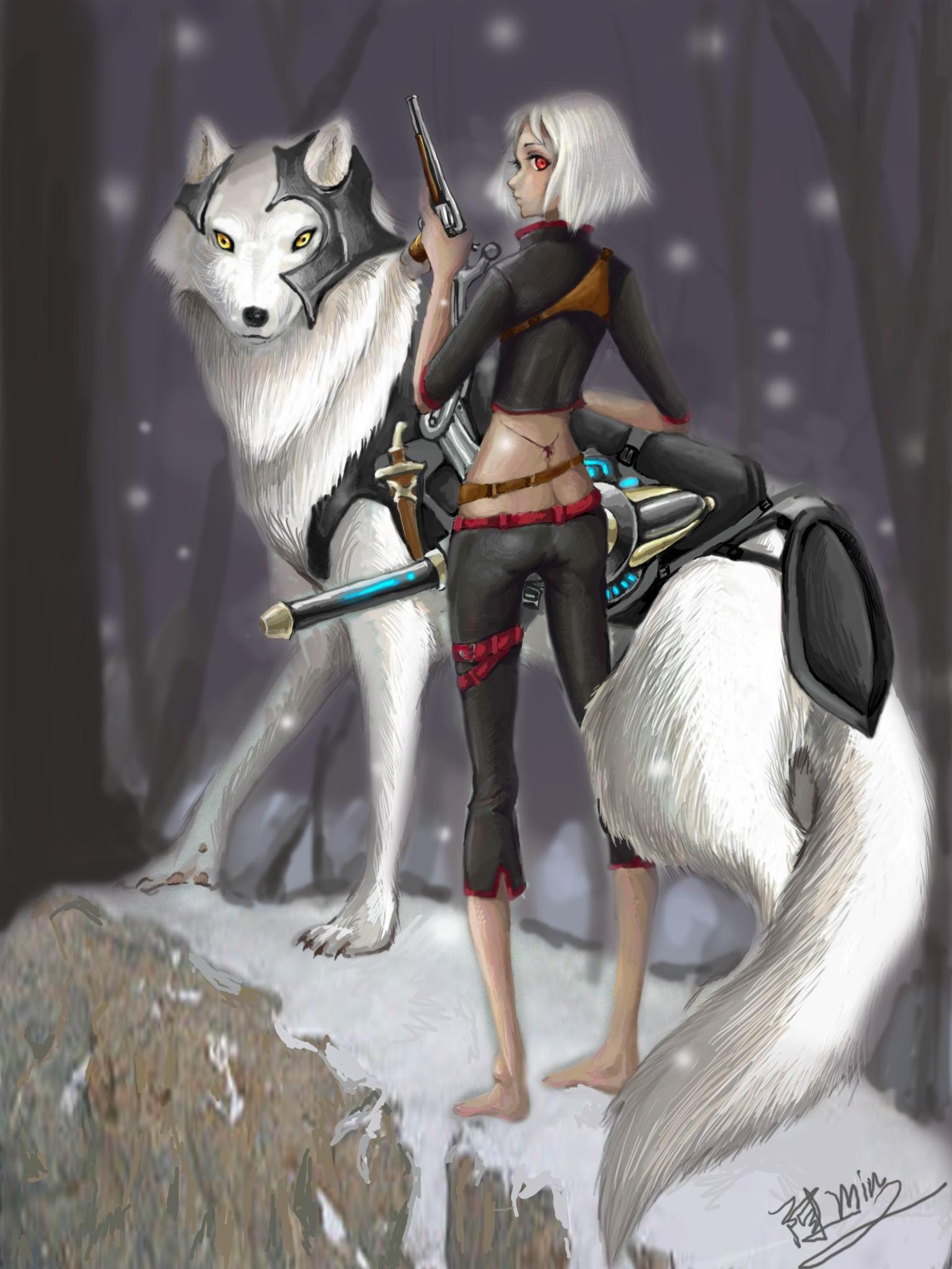 狼女