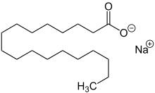 硬脂酸钠,分子式c   h 35coona.