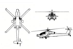 ah-64三视图