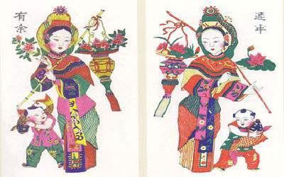 山东潍坊,江苏桃花坞的木版年画在全国最为著名,被誉为中国"四大年画"