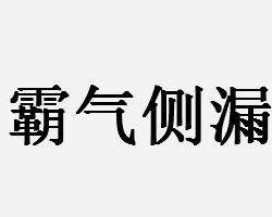 霸气侧漏