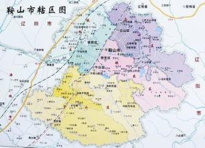 鞍山地图