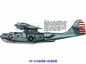 PBY-5A水上飞机侧视图
