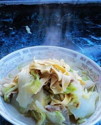 大白菜炖香干豆腐