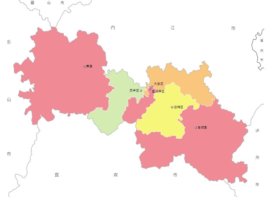 自贡 城区人口_自贡主城区图片