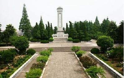航拍红军烈士陵园_25048名烈士