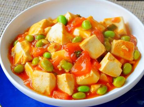 西红柿炖豆腐
