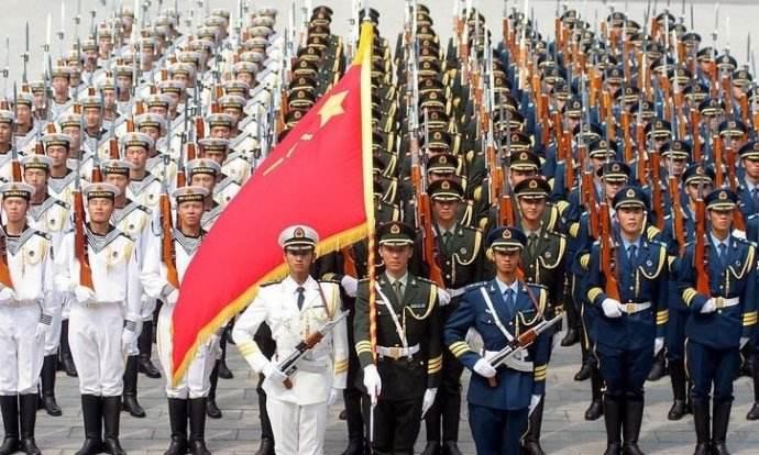 海陆空三军仪仗队大图