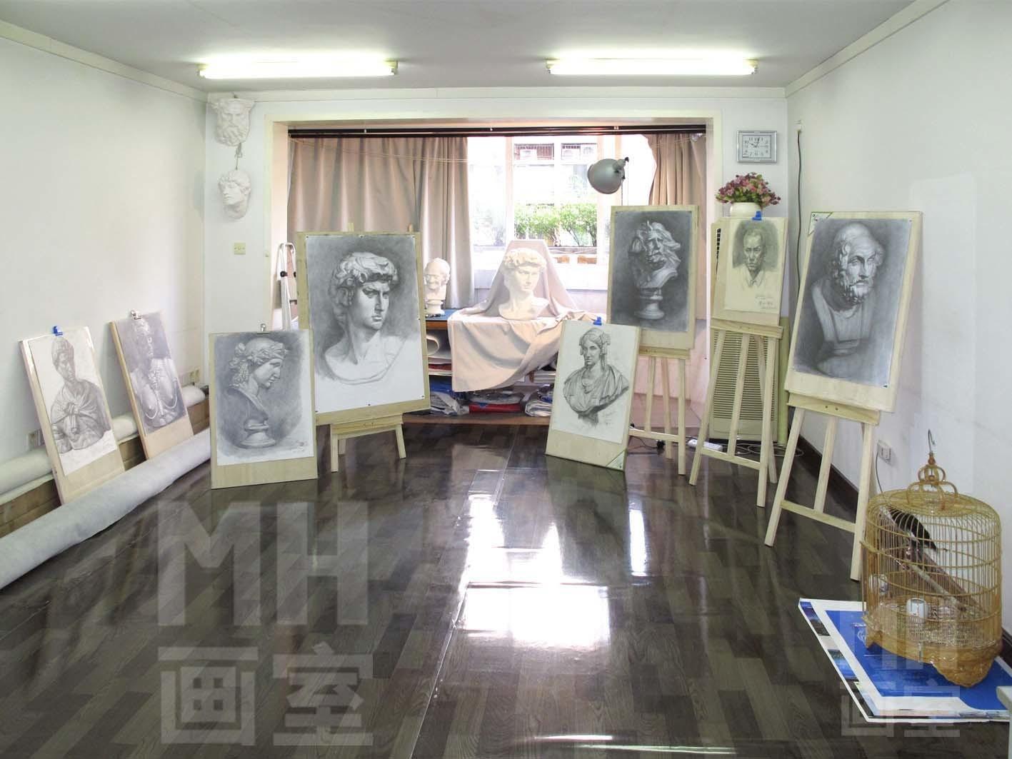 上海画室排名_上海703画室速写图片