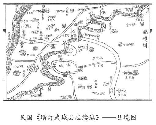 民国《增订武城县志续编》——县境图