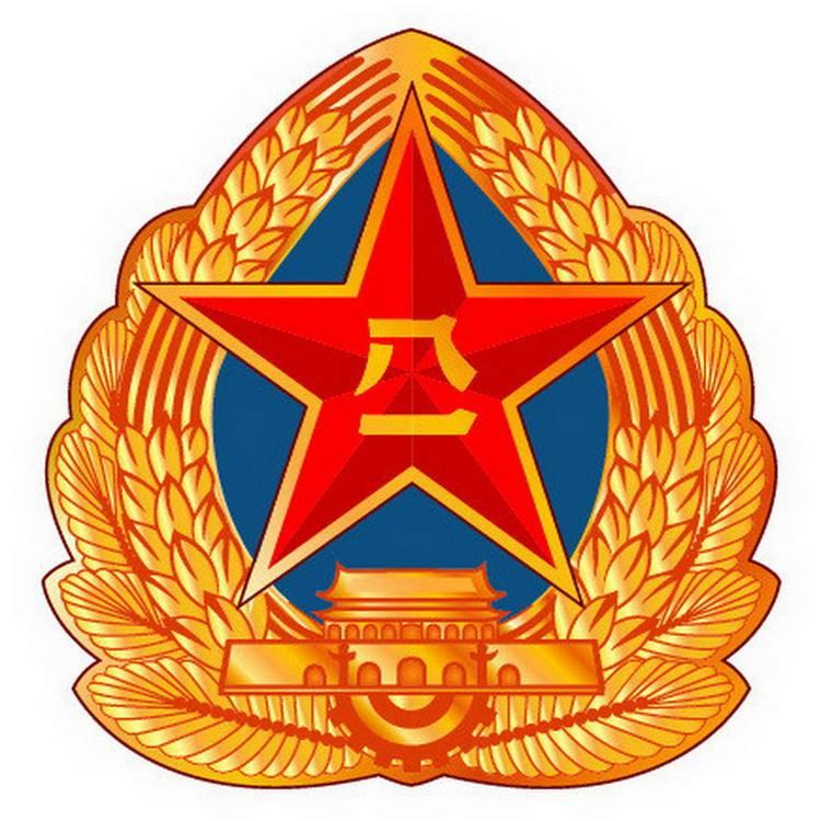 军徽为主体,表示海军,空军是中国人民解放军的一部分,是在陆军的基础